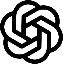 ChatGPT logo, indicated custom language models